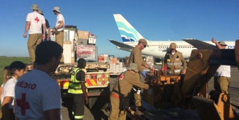 Task Force Opera&ccedil;&atilde;o Embondeiro, chegada &agrave; Beira, 25.03